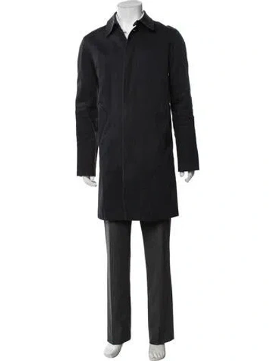 Pre-owned A.p.c. Coat In Black