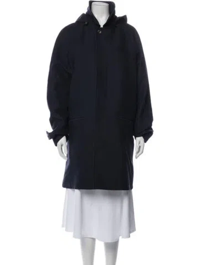 Pre-owned Apc Coat In Blue