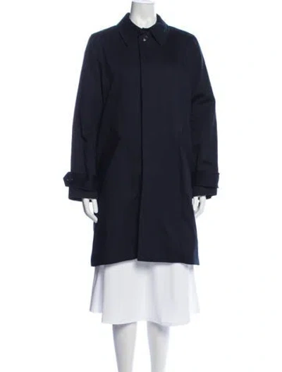 Pre-owned A.p.c. Coat In Blue