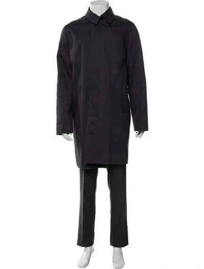Pre-owned A.p.c. Coat In Blue