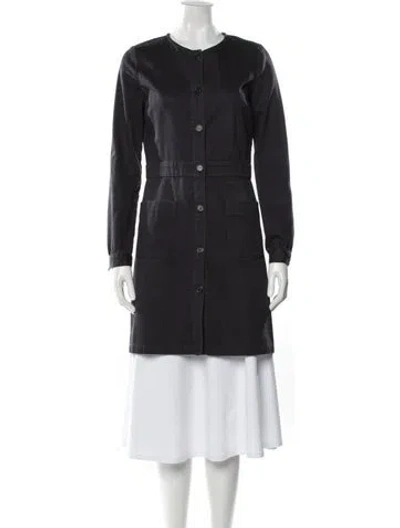 Pre-owned A.p.c. Coat In Gray