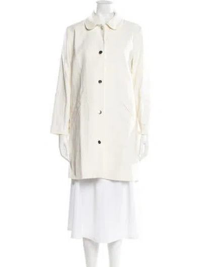 Pre-owned A.p.c. Coat In Neutral