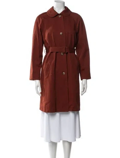 Pre-owned A.p.c. Coat In Red