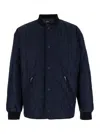 Apc 'florent' Blue Jacket With Snap Buttons In Blue