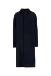Apc A.p.c. Gaspard Raglan Sleeved Coat In Blue