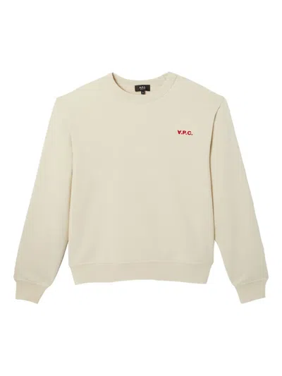 Apc Cohgo Sweatshirt In Neutral