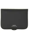 Apc A.p.c. Portamonete Josh In Black