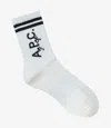 Apc Coline Socks One Size Tag In Tag - White/black