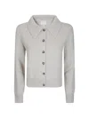 A.p.c. Collared Cardigan In Gray