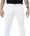 Apc Comfy Flex Stretch Biker Jeans In White