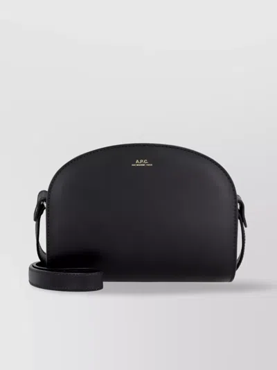Apc Compact Crossbody Shoulder Bag In Black