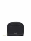 A.p.c. Compact Demi-lune Mini In Black