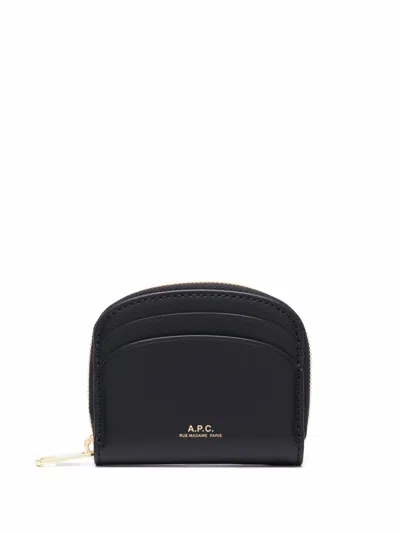 A.p.c. Compact Demi-lune Mini In Black