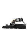 Apc Concarneau Sandals In Lzz - Black
