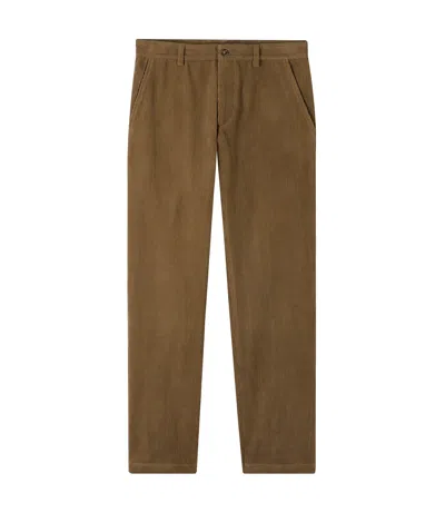 Apc Constantin Pants In Bae - Taupe