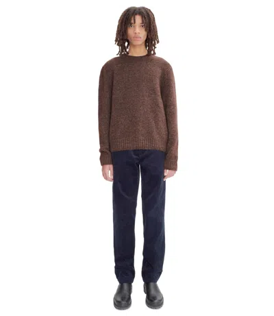 Apc Constantin Pants In Iak - Dark Navy Blue