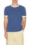 A.p.c. Contrast T-shirt In Blue