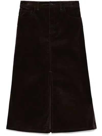 Apc Cord Georgia Skirt In Black