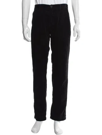 Pre-owned A.p.c. Corduroy Pants In Black