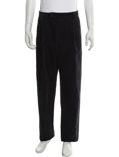 Pre-owned A.p.c. Corduroy Pants In Black