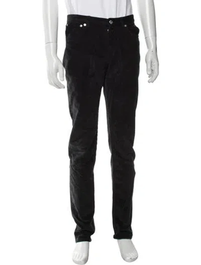 Pre-owned A.p.c. Corduroy Pants In Black