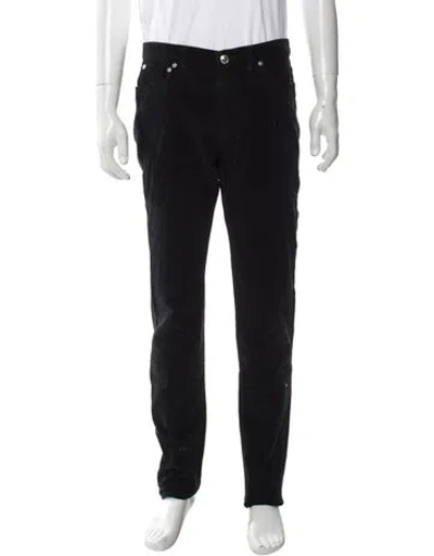 Pre-owned A.p.c. Corduroy Pants In Black
