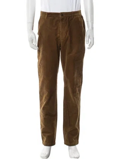 Pre-owned Apc Corduroy Pants In Brown