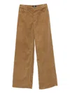Apc Corduroy Trousers In Brown