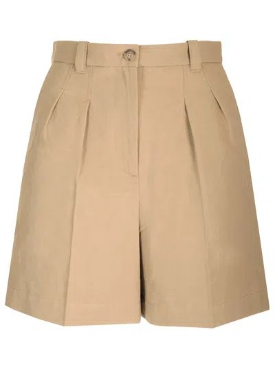 APC COTTON AND LINEN SHORTS