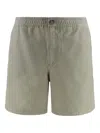 Apc A.p.c. Norris Cotton Bermuda Shorts In Green