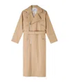 Apc Madame Recamier Trench Coat In Nude