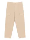 A.p.c. A. P.c. Cotton Cargo Trousers In Neutral