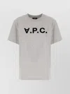 Apc Logo Print Cotton Jersey T-shirt
