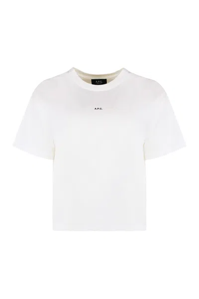 APC COTTON CREW-NECK T-SHIRT