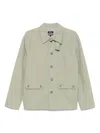 Apc Long Sleeve Casual Jacket In Green