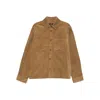 Apc Corduroy Shirt Jacket In Brown