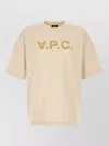 Apc Cotton Oversize T Shirt Short Sleeves Crew Neck In Neutral