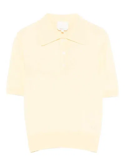 Apc A.p.c. Cotton Polo Shirt With Jacquard Logo Clothing In Multi