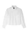 Apc A.p.c. Sophia Cotton Shirt In White