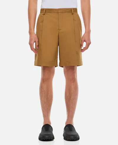 Apc Cotton Shorts In Brown
