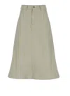 Apc A.p.c. Laurie Skirt In Green