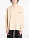 Apc Cotton T-shirt In Nude