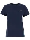 Apc Cotton T-shirt In Blau