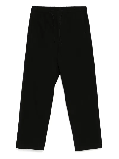 Apc Cotton Trousers In Black