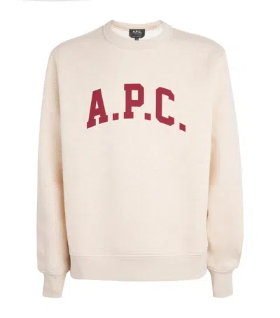 APC COTTON VARSITY LOGO SWEATSHIRT