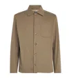 Apc A. P.c. Cotton-wool Shacket In Brown