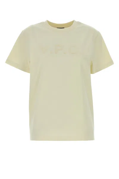 Apc Cream Cotton T-shirt