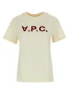 Apc Flocked-logo T-shirt In White