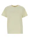 Apc Cream Cotton T-shirt In Yellow