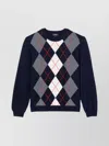 Apc A.p.c. Diamond Pattern Crewneck Sweater